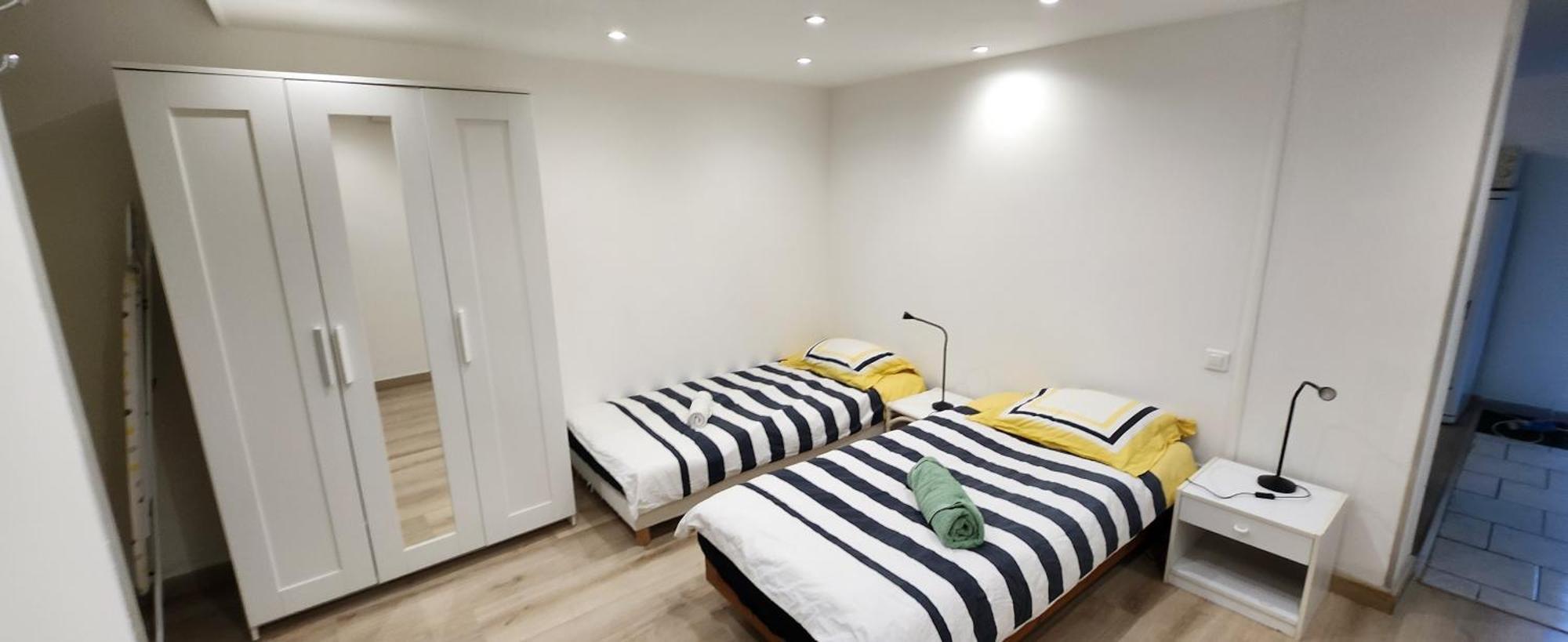 Studio, Mons Sart, Proche Lille Et Metro Εξωτερικό φωτογραφία